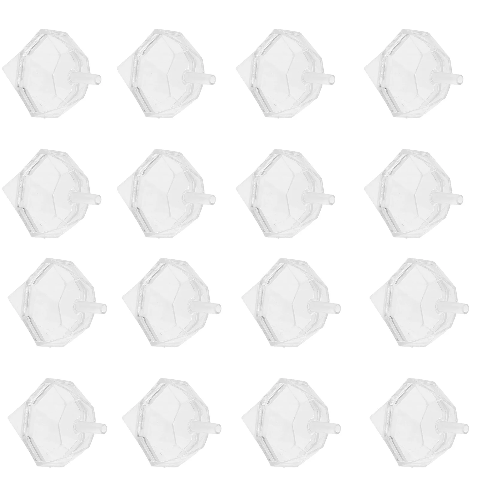 80 Uds. Soportes acrílicos para ramo de Chocolate, Base de flor con forma de diamante transparente, soporte para dulces, embalaje de regalo de boda para fiesta DIY