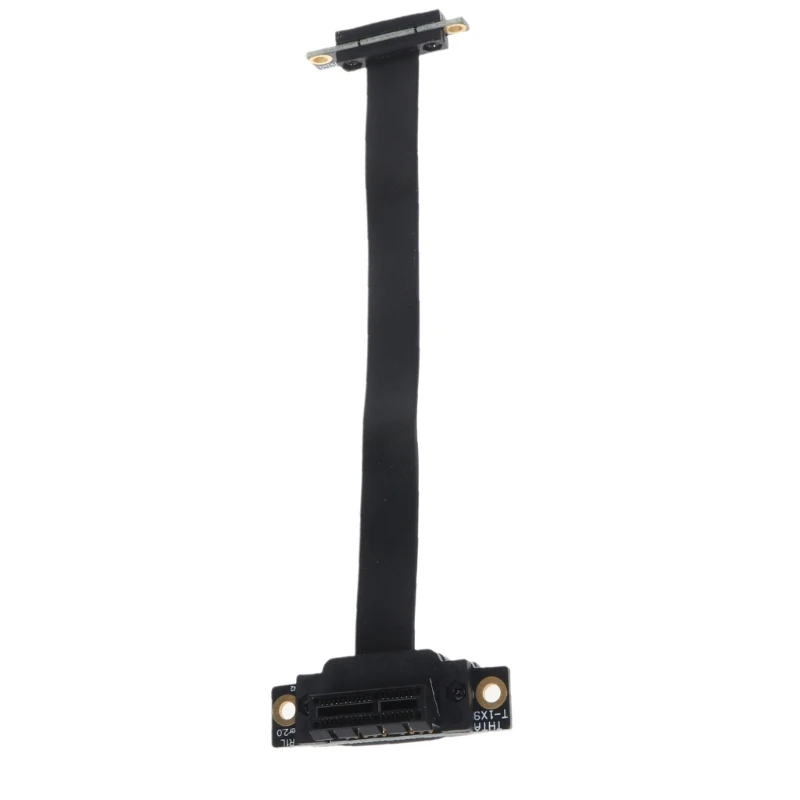 PCI-E PCI 1X Riser Extender Cable Cord Dual Vertical Right Angled 2022 New