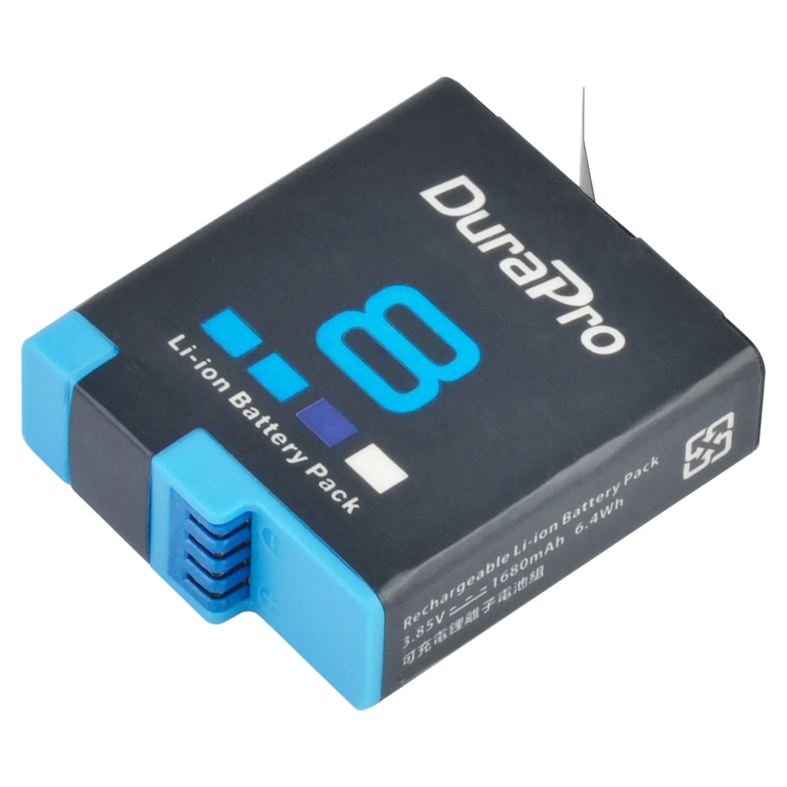 DuraPro 1680mAh Battery for GoPro hero 8 +LED 3Slots Charger For GoPro Hero 8 Go Pro hero 7/6/5 Action Cameras