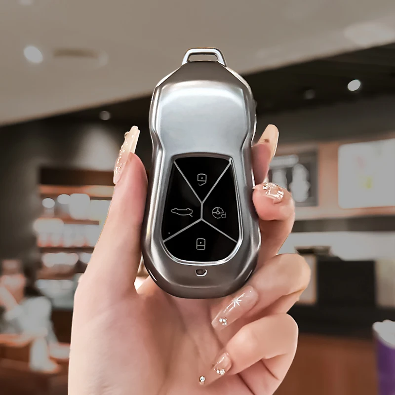 حافظة مفاتيح للسيارة Xpeng P7g3i G6g9p7i P5 أنثى G3 غطاء مفتاح السيارة رجل متقدم مشبك واقية