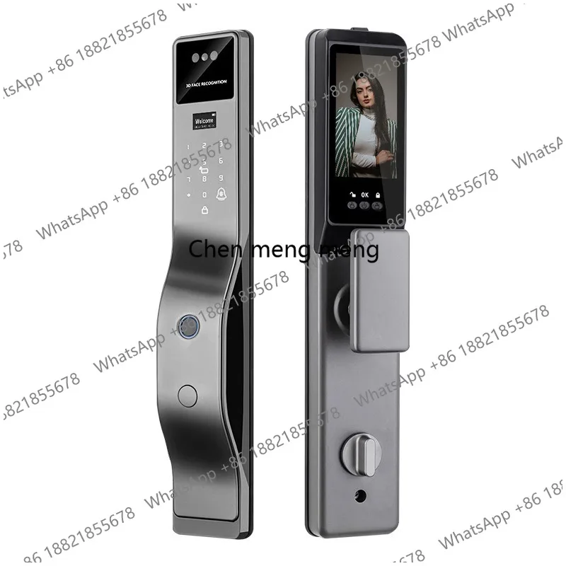 

Support multi-language fingerprint lock video call smart lock 3D facial recognition anti-theft door lock