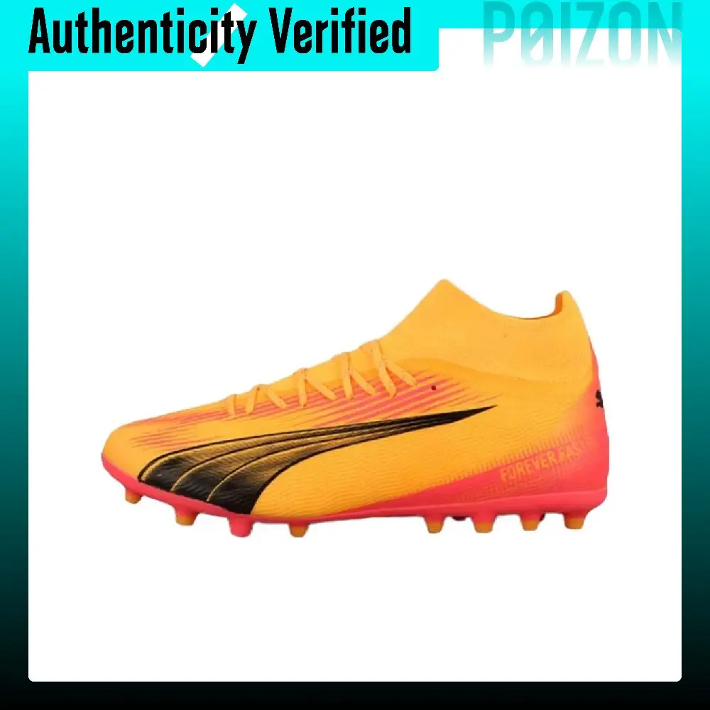 PUMA Ultra Pro MG Multi Ground Soccer Shoes Unisex Orange Red 107752-03