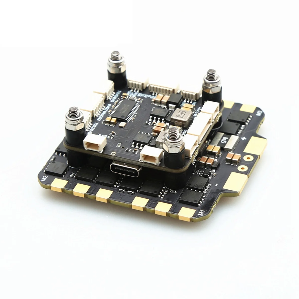 ABQR F722 スタック F7 フライトコントローラー BLHELI-S 80A 4in1 ESC 30.5X30.5mm 3-6S RC FPV 13インチ 15インチ フリースタイルドローン部品用