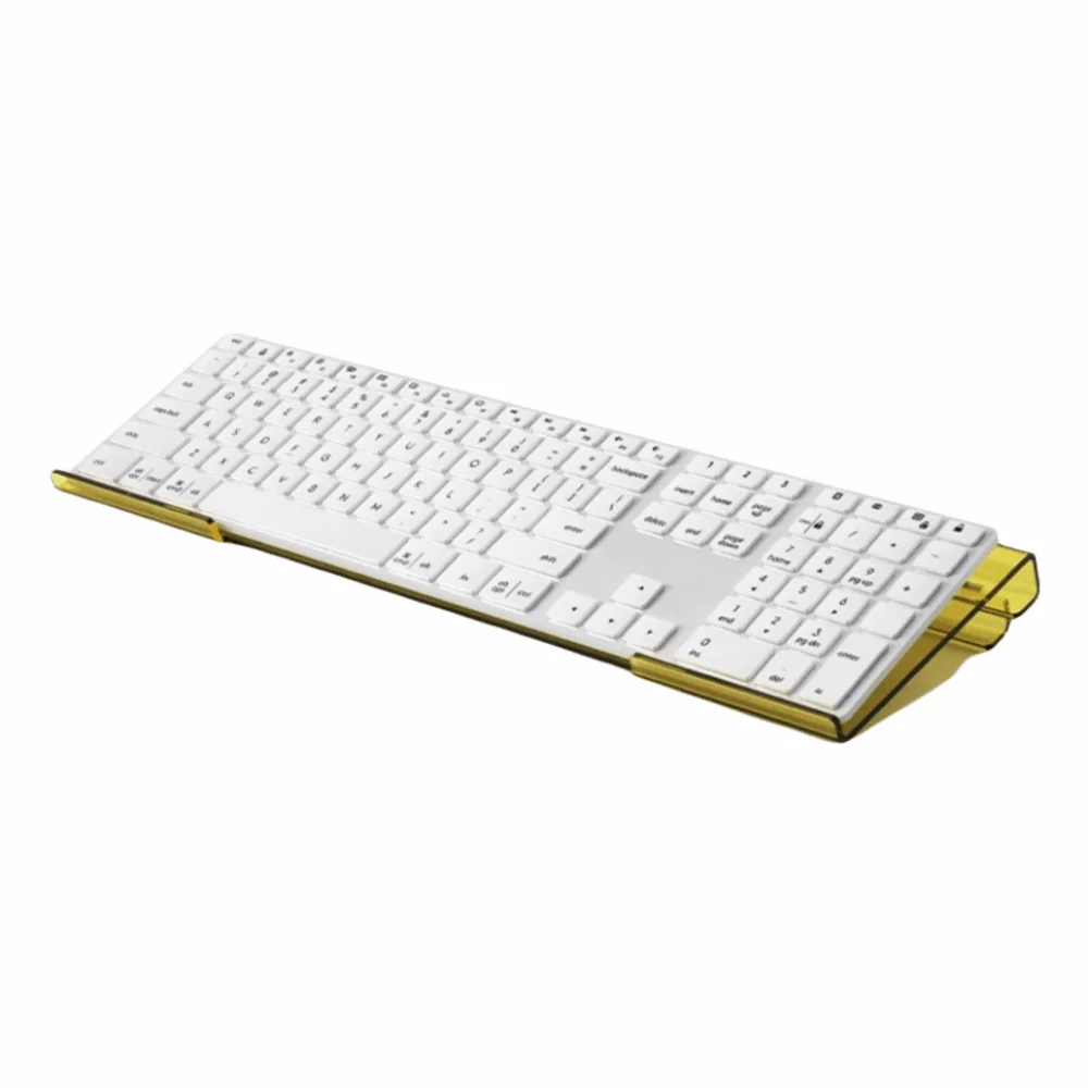 Clear Acrylic Acrylic Keyboard Stand Durable Removable Computer Keyboard Holder Waterproof Portable Tilted Keyboard Stand School