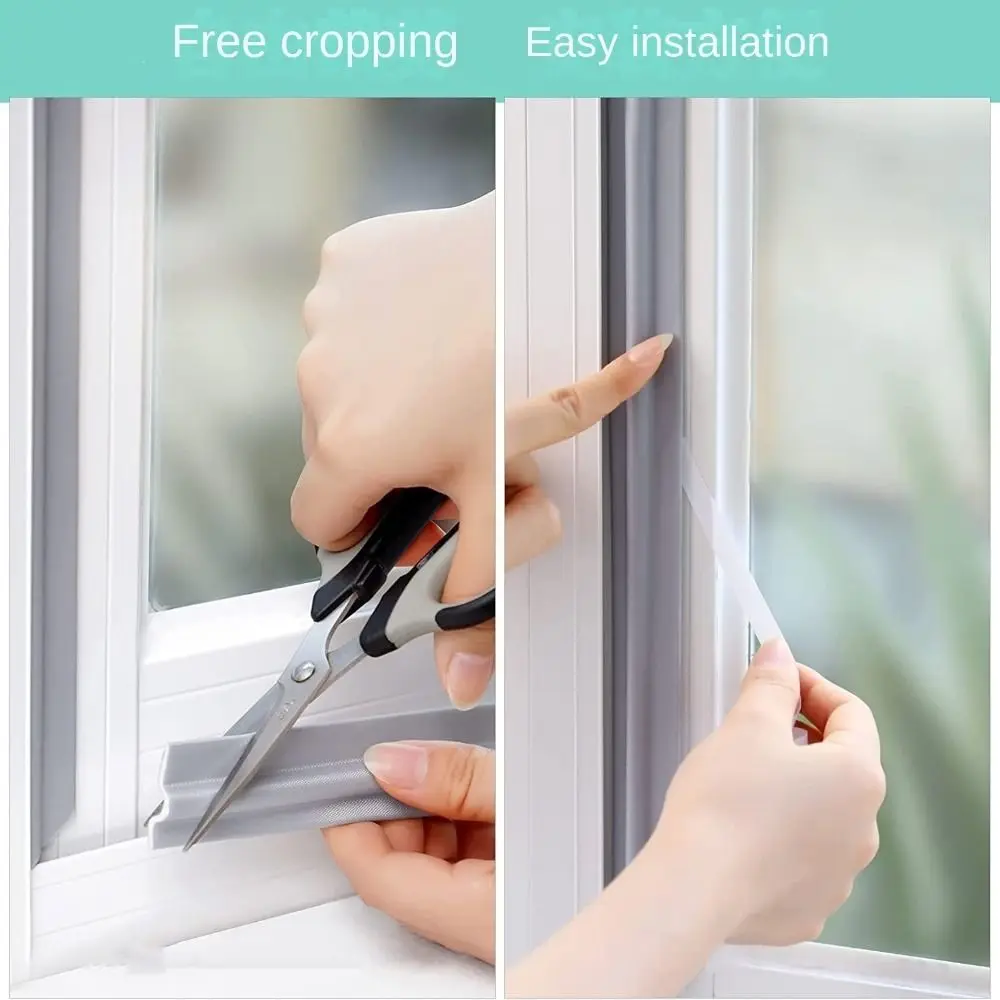 ノイズ低減ドア窓シールストリップ防音隙間充填材開き窓シールウェザーストリップ防風