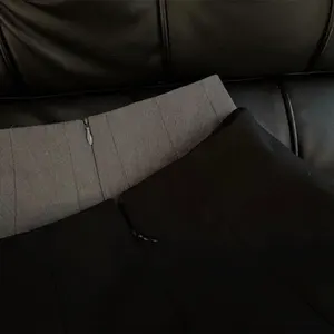 Mooyufon-Mini-Frauenfischrock mit Rüschen, koreanische Röcke Patchwork, hohe Taille, alles auf dem Spiel, Japanisch, Kawaii, Linie A, Schwarz, Neu 6 Hauptverkäufe japanischer Frauenkleidung - №3