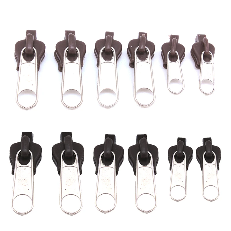 △ 6pcs Instant Zipper Universal Instant Fix Zipper Repair Kit Replacement Zip Slider for DIY Sew