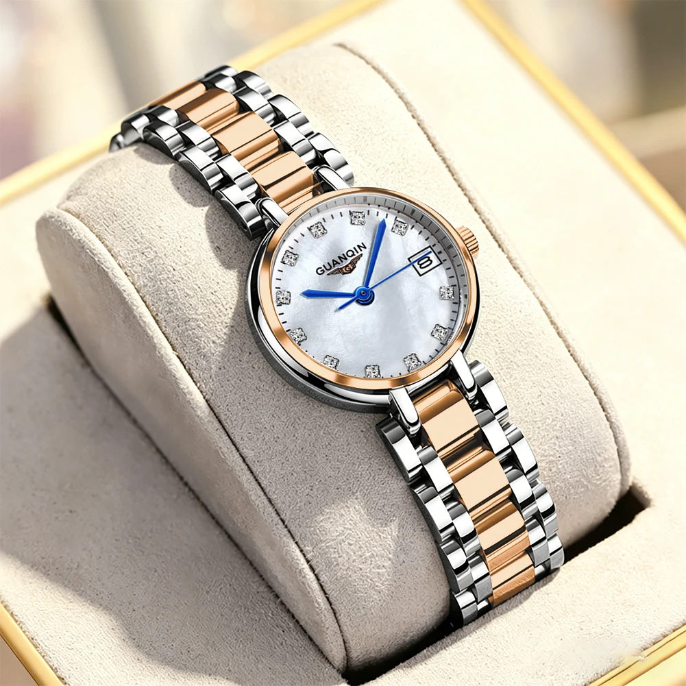 GUANQIN Jam Tangan Wanita Jam - Anti-Magnetic Watch ulasan dan harga