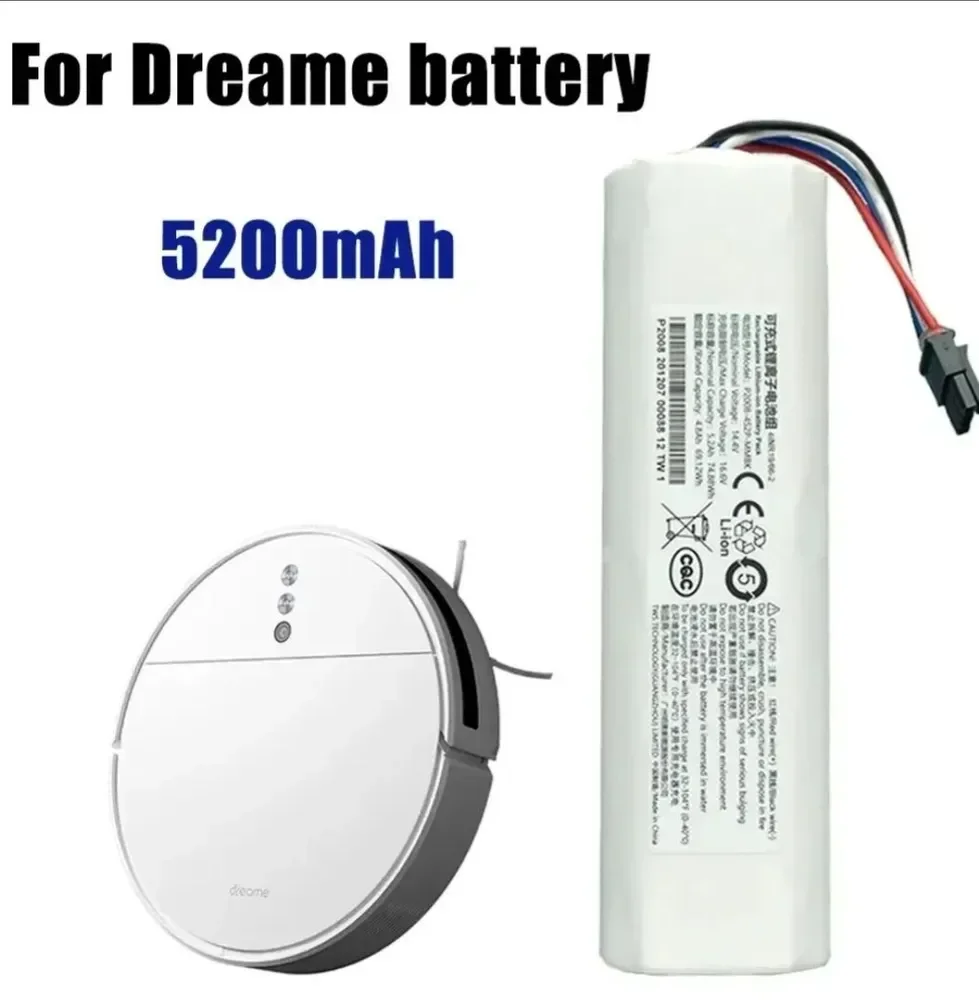 P2008-4S2P-MMBK Original Replacement Battery For Dreame F9 D9 L10 Pro Plus RLS3 RLS5 RLS5L RLS5D Accessories Parts