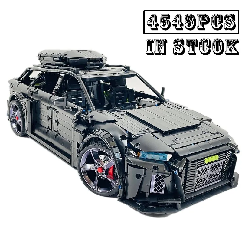 

New MOC-150275 Avant RS6 super sports car Model Buiding Kit Creators Block Bricks DIY Toys for Kids Birthday Gifts Boys Set