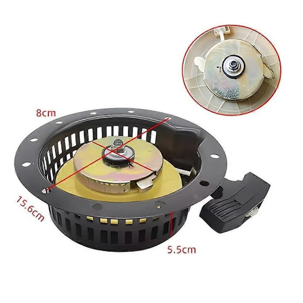Recoil Starter for 296CC 178F 178FE 306CC 178FA Engine Series Reliable Starting Function 15.6x8x5.5cm Dimensions