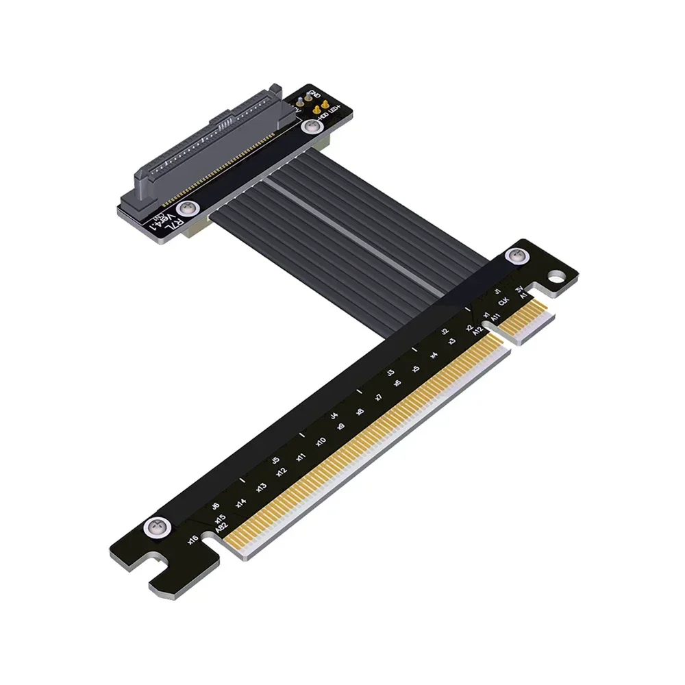 

PCIE 4.0 X16 TO U.2 SFF 8639 U2 NVMe SSD Удлинительный кабель-адаптер Конвертер твердотельного накопителя SFF8639 Расширение Riser Gen4