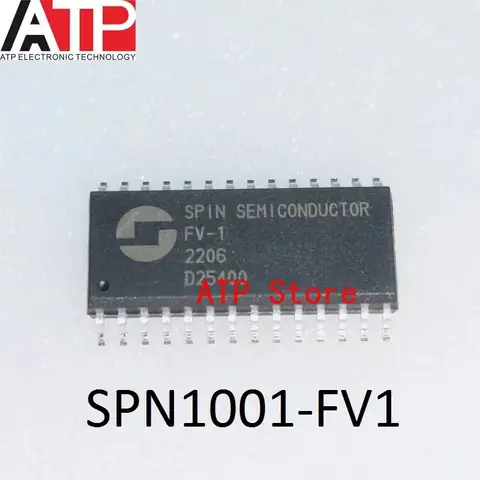 1-10PCS 100% New Original SPN1001-FV1 FV-1 SOP-28 SPIN Audio Chip IC In Stock