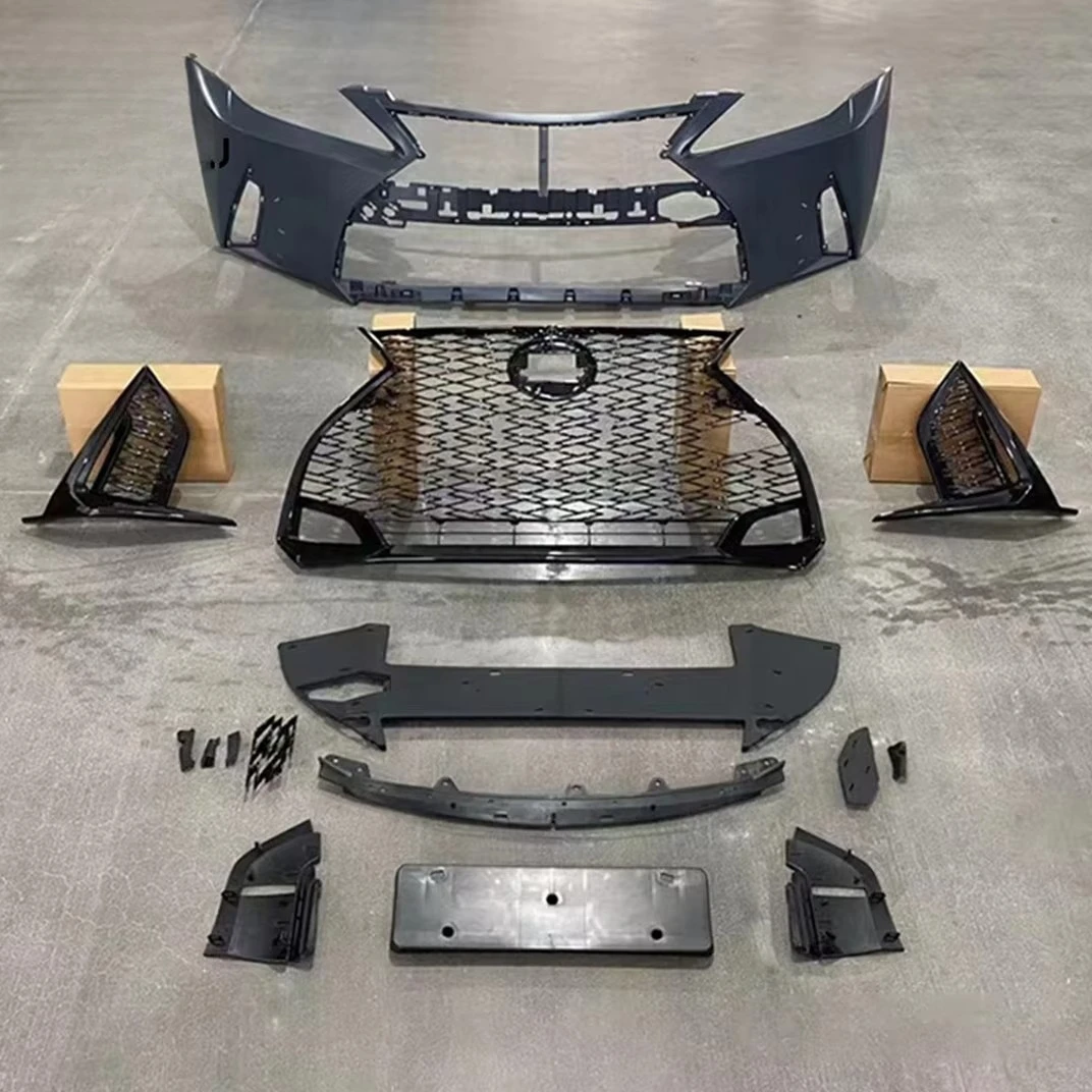 

Car Front Bumper Assembly for Lexus IS250 2006-2012 Modified to 2021 New Style Car Front Bumper Grille Front Lip