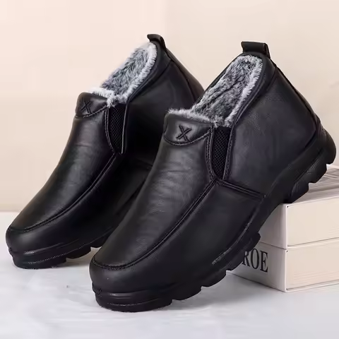 겨울 눈 야외 남성 신발 남성 겨울 부츠 하이킹 부츠 방수 남성 신발 작업 신발 플랫폼 부츠