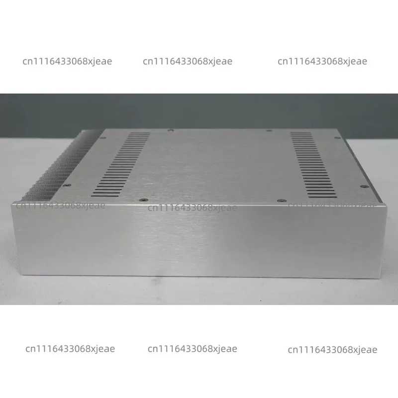 Full Aluminum Single‑Side Heat Dissipation Amplifier Case Pre‑Power Amplifier Chassis For DIY Audio