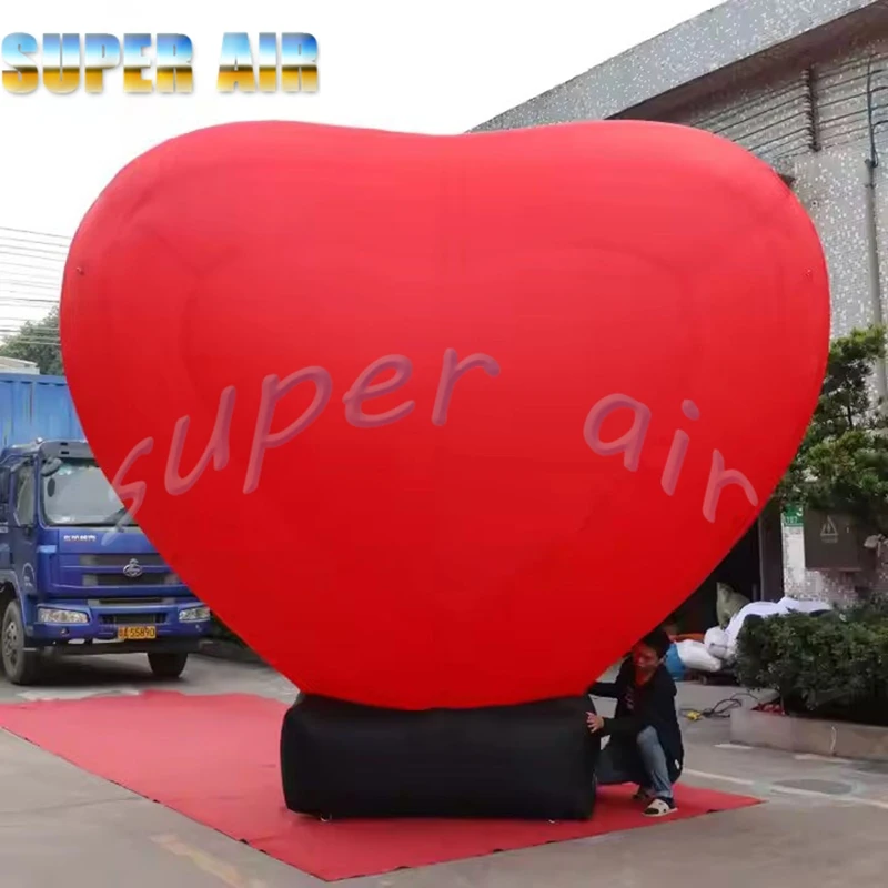 การเฉลิมฉลองวันวาเลนไทน์อันยิ่งใหญ่หัวใจรักพองสีชมพูสําหรับตกแต่งงานแต่งงาน