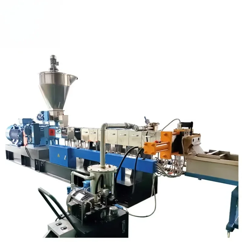 Customized Twin Screw Extruder Plastic Granule Compounding Pelletizing Production Processing Machine