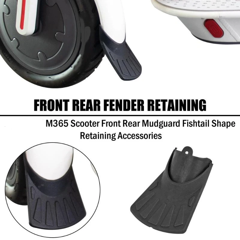 E-Scooter Modification Accessory Fishtail Mudguard Cover Rear Back Wing Protection for M365 1S Pro Scooter