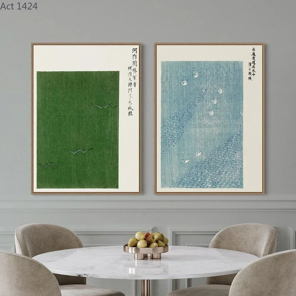 Vintage Japanese Canvas Wall Painting Print Poster Taguchi Tomoki Decorative Painting Mural Modern Home Room Decor Birthday G