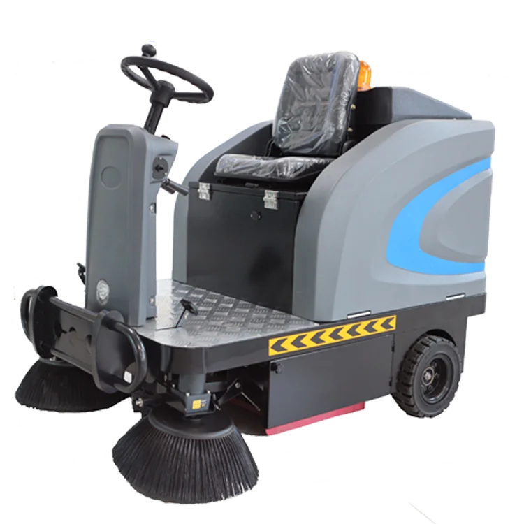 ماكينة تنظيف الأرضيات الداخلية/الصناعية الكهربائية الأوتوماتيكية، معدات تنظيف جديدة للركوب، قدرات الكنس تتميز بالفرشاة