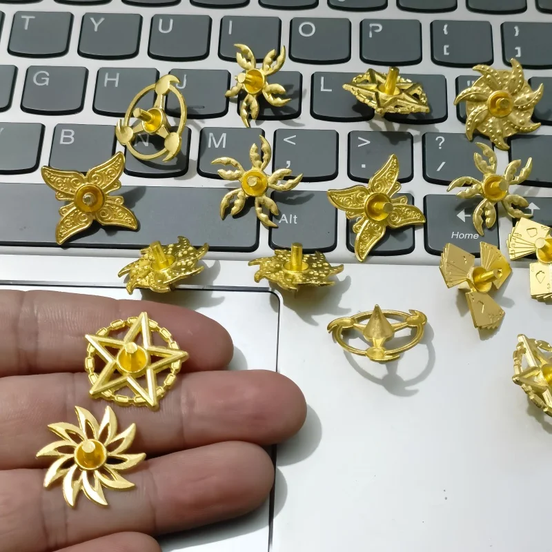 10-30Pcs Mini Metal Alloy Fingertip Spinner Fidget  Toy Hand Spinner Compact Rotating Gyro Desk Toy Stress Relief ADHD Toys