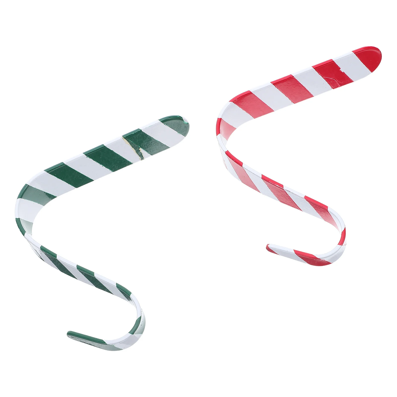 

2Pcs Mantle Hooks for Stockings Christmas Fireplace Hangers Sturdy Design Easy Setup No Wall Damage Multipurpose Functionality