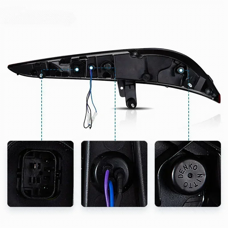 سعر جيد LED أضواء خلفية لتويوتا GR Supra A90 A91 Mk5 لمبة خلفية اكسسوارات السيارات 2019 2020 2021 2022 2023 2024 2 قطعة Bosclear