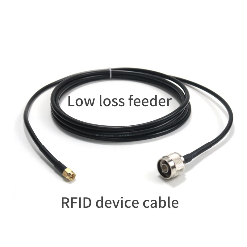 RFID Antenna Connection Cable TNC SMA 1M-10M Inner Screw Needle 195 Cable  With UHF Rfid Reader