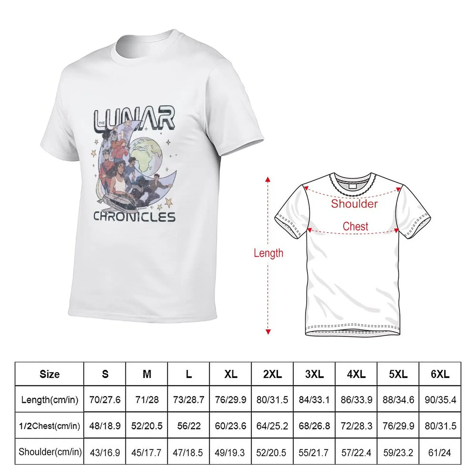 New The Lunar Chronicles - Rampion Crew T-Shirt Anime t-shirt cute tops shirts graphic tees mens t shirt