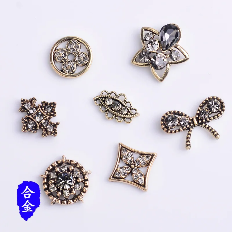 New Korean version Xiaoxiangfeng series, stars, bow rhinestone flower buckle DIY hair accessories accessories materials