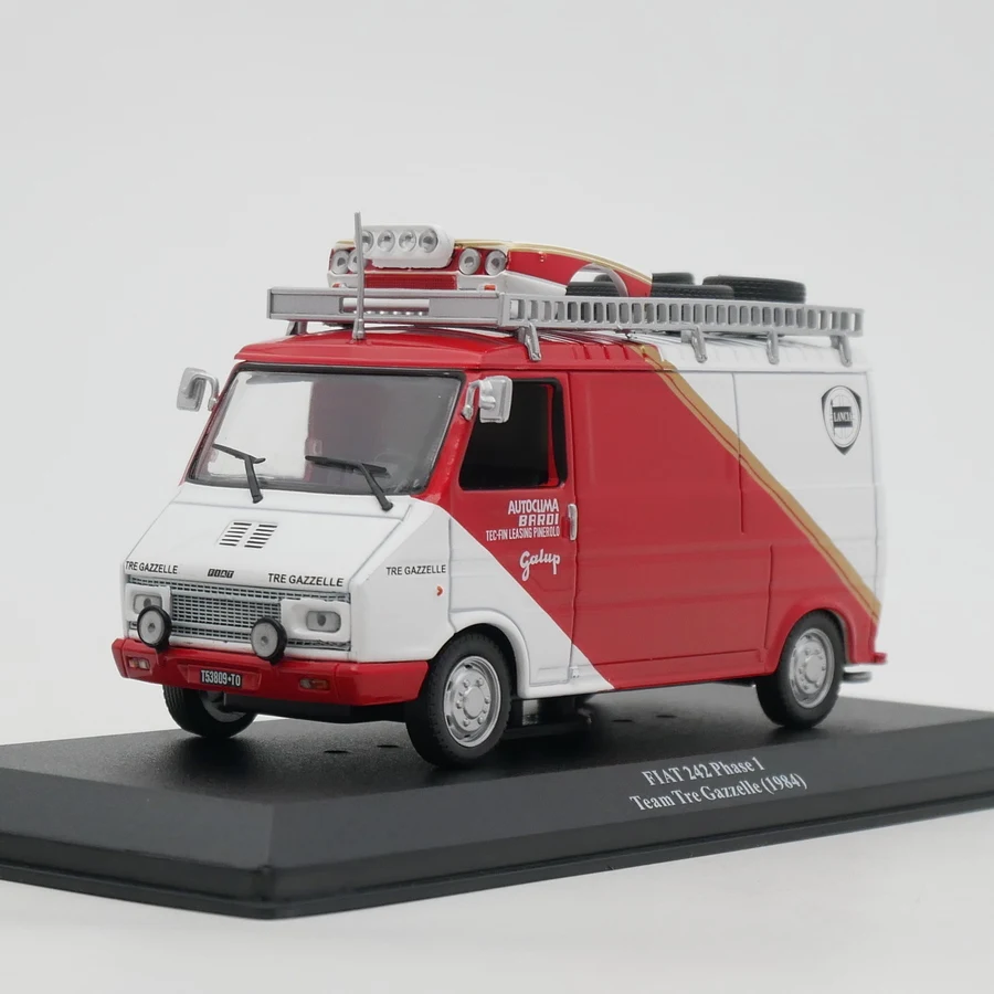 

1:43 Scale Diecast Alloy Fiat 242 Phase 1 1984 Logistics Van Toys Cars Model Classics Adult Gifts Collection Souvenir Display