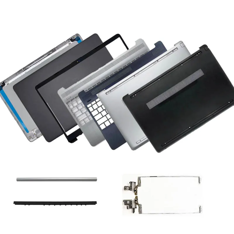 

New Laptop LCD Back Cover Front Bezel Upper For 15-DW 15S-DU 15S-DY 15S-DR TPN-C139 Palmrest Bottom Base Case Keyboard Hinges