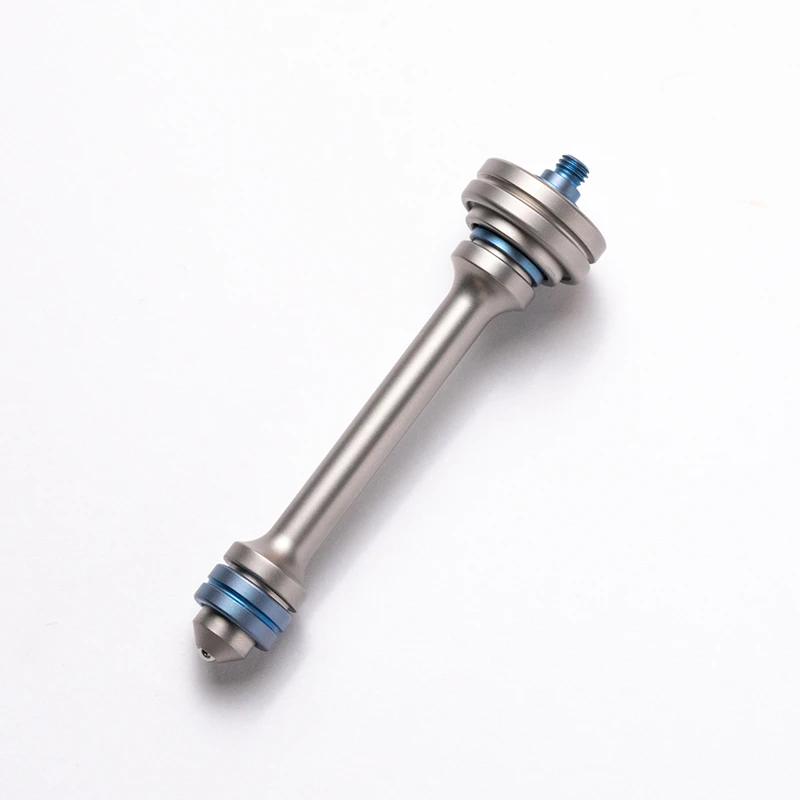 BLUE LAUTIE Link Rod Titanium Blauw Set Spinner Speelgoed Volwassenen Speelgoed Bureau Accessoires Tol Bureauspeelgoed