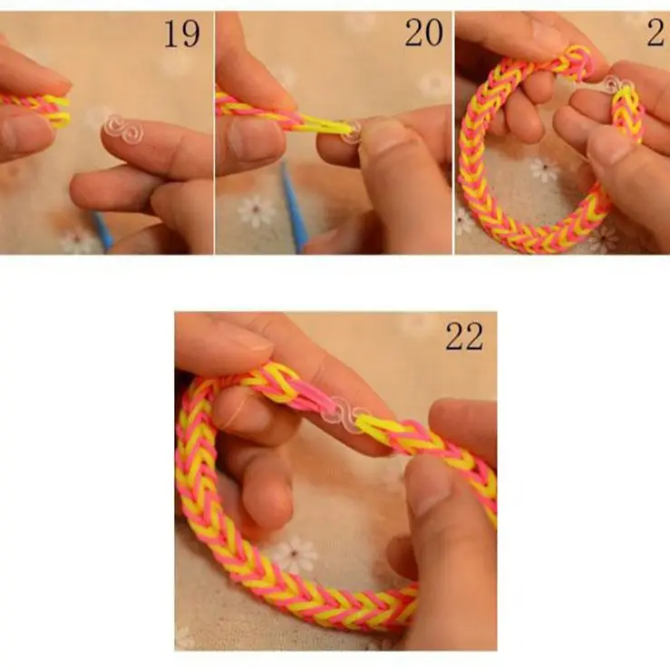 600pcs rubber loom bands girl gift for children elastic band for weaving lacing bracelet toy gum for bracelets diy material set