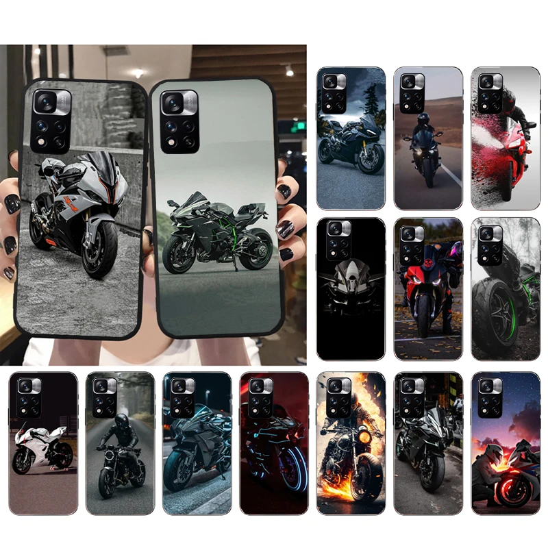 Sport Bikes Motorcycle Phone Case For Xiaomi Redmi note 13 12 Pro 11S 11 10 Pro 10S 12S Redmi 13 10 13C