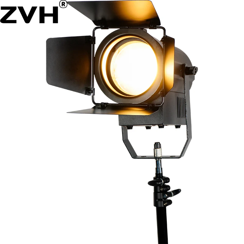 50W 2IN1 Mini Profile Spotlight Manual Knob Rotate Zoom LED Spot Light for News Interview Stage Show Theater Catwalk Exhibition