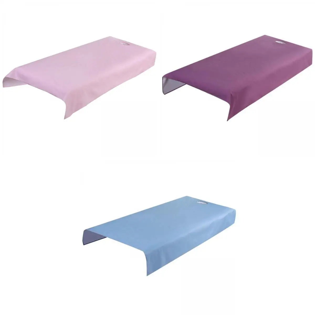 Pack of 3 Covers for Spa Massage, Sofa, Sheets, Bedding, Protection, 200x75cm