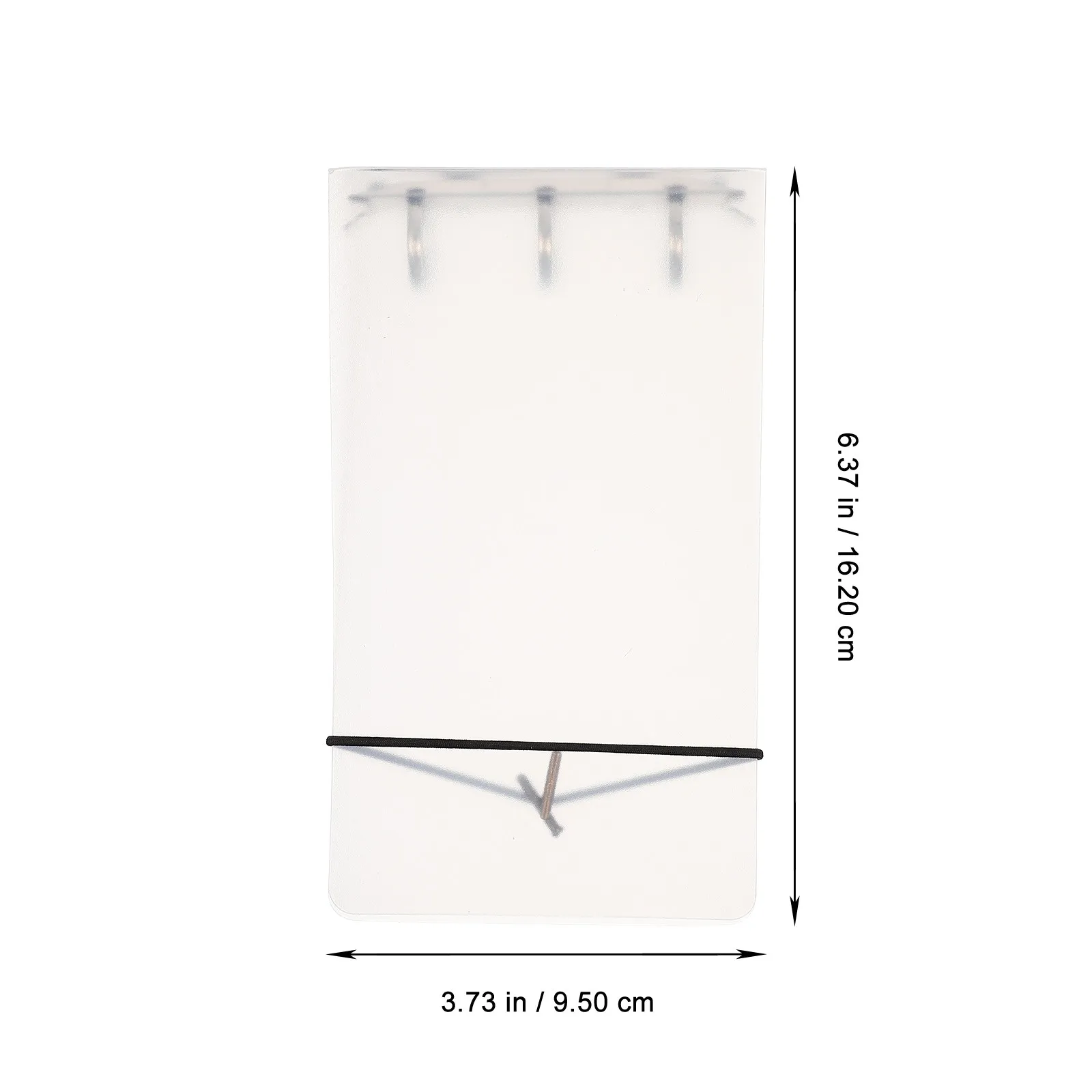 3Pcs Clear Notebook Binder for Loose-Leaf Journal Planner Diary Study Notes Business School Office Home Use Reusable Detachable