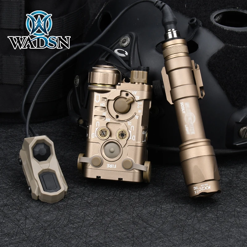 Tactical All Metal Upgrade Version NGAL Red Green blue Dot Laser Surefir Flashlight M300A M600C MINI Weapon light With Switch