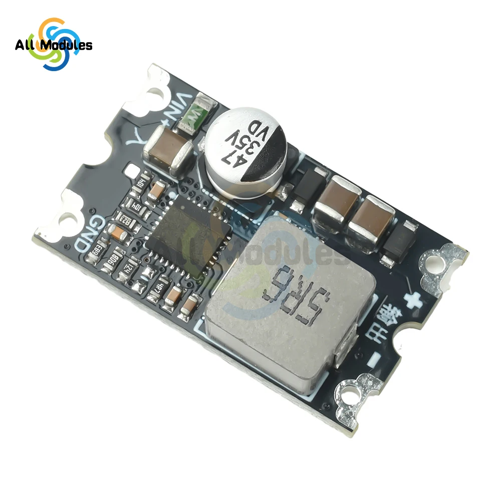 DC-DC 8A 降圧電源モジュール 6-35V から 5V/12V - 高効率低抵抗電圧レギュレータコンバータボード