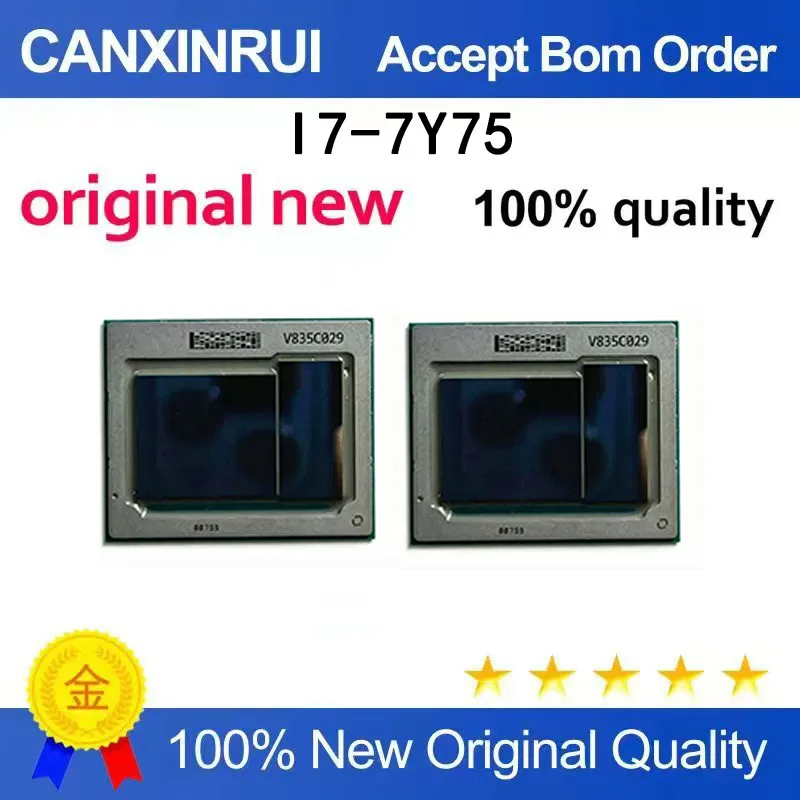 (5pcs-100pcs)Tablet computer steel ring dual mirror CPU I7-7Y75 SR2ZT QLDQ brand new original