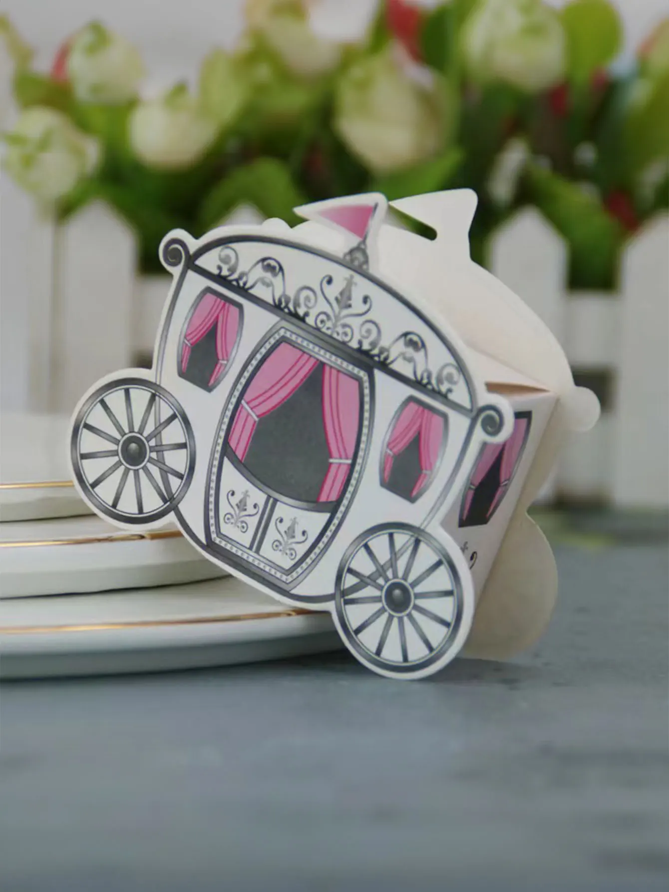 Pumpkin carriage cart cart box candy gift wrapping box children's day gift wrapping birthday party gift wrapping