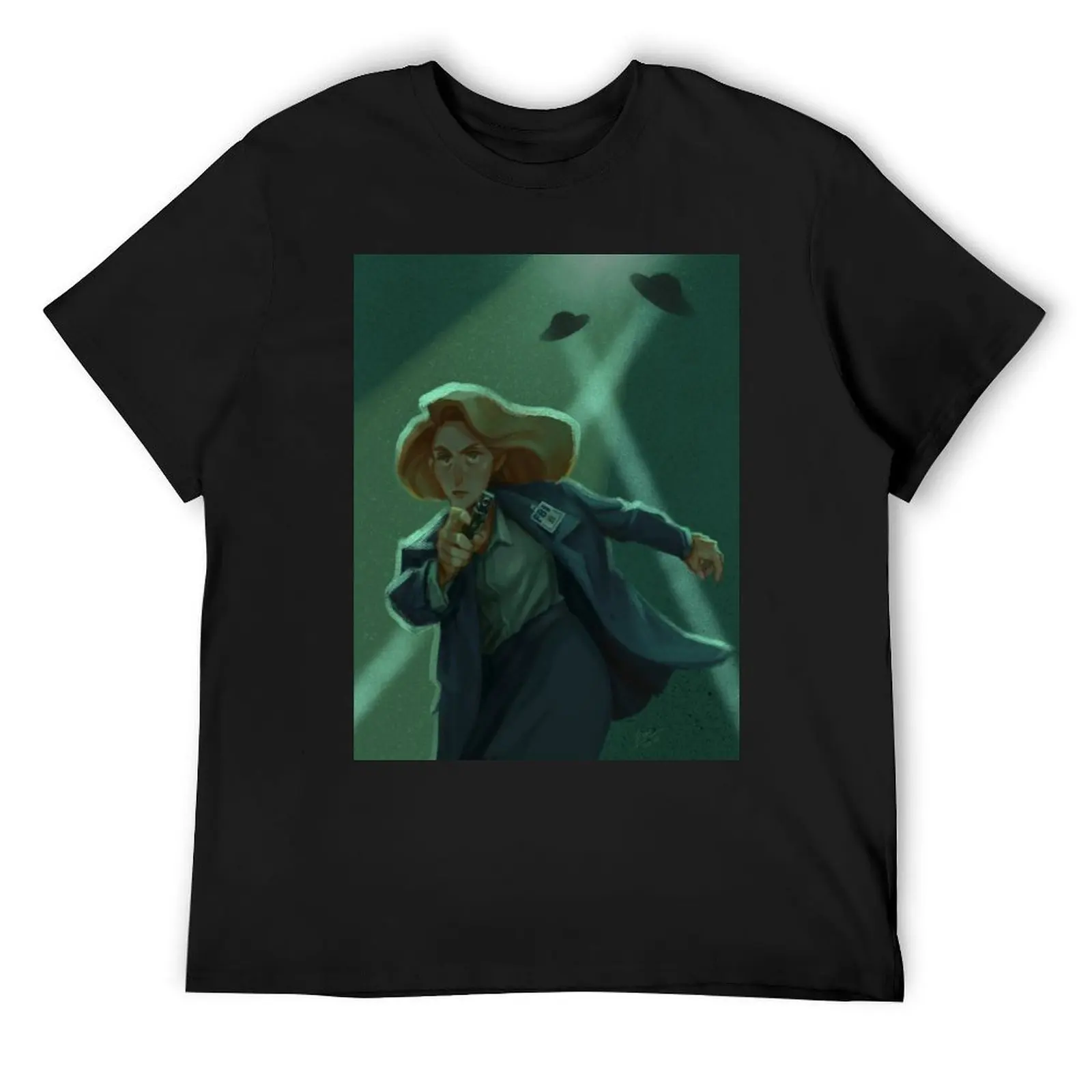 

X Files, Dana Scully T-Shirt summer shirt animal prinfor boys cotton graphic tees summer 2025 clothes for men
