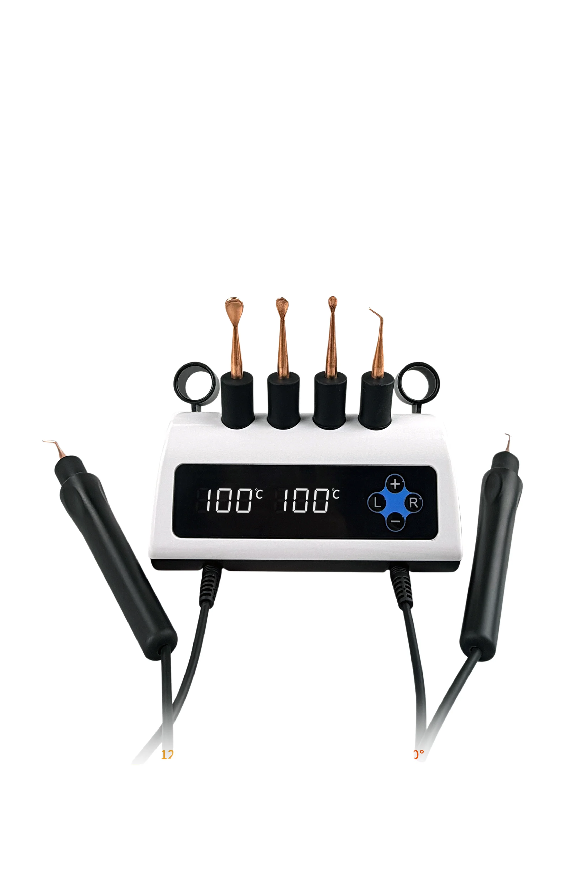 High Precision Electric Wax Carver with Dual-Pen Temp Control for Precise Dental Modeling 6 Interchangeable Tips 100-200°C Temp