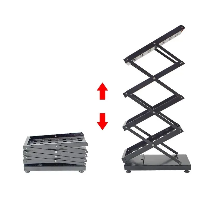 Acrylic Aluminum A4 Brochure Holder Portable Foldable Literature Rack for Trade Show Magazine Rack Catalogue Stand