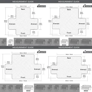 أفضل 10 مبيعات غطاء أريكة بدون ذراع - رقم 4