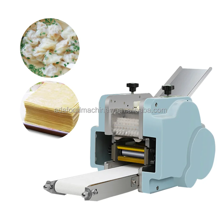 

Ada 110v/220v Stainless Steel Automatic Wonton Dumpling Skin Machine/roti Chapati Wrapper Maker