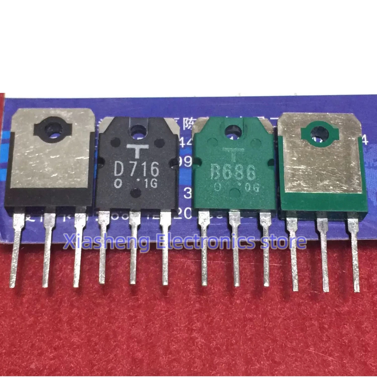 

New Original 5Pairs 2SB686 B686 + 2SD716 D716 TO-3P Transistor In Stock Good Quality