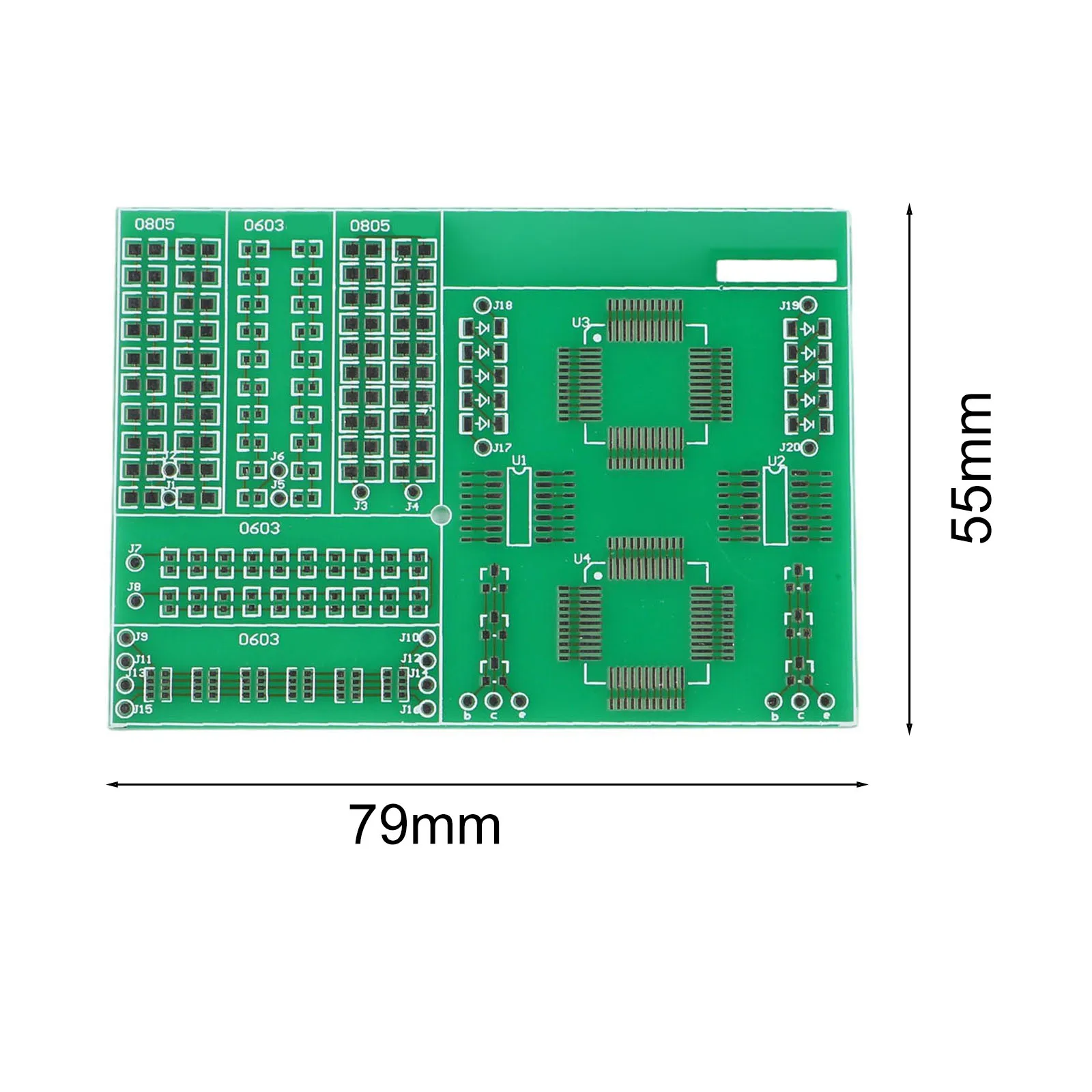 FOR Surface Mount Soldering Practice Board with 106 Components and LQFP Chip Set for Electronics Hands On Training and Education